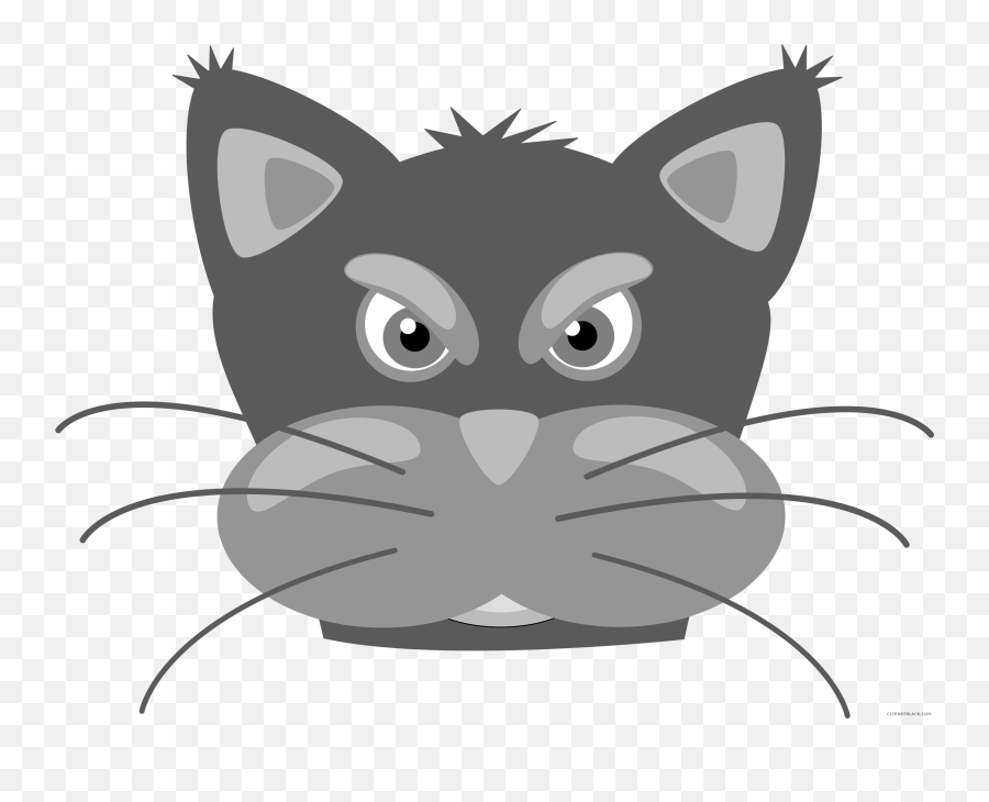 Clip Art Royalty Free Clipartblack Com - Sad Cat Cartoon Transparent Emoji,Cartoon Cats Different Emotions