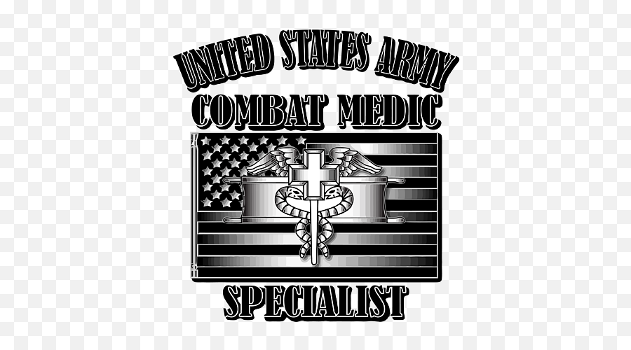 U S Army Combat Medic Specialist Front Design T - Shirt For Medical Emoji,Army Emojis Bages