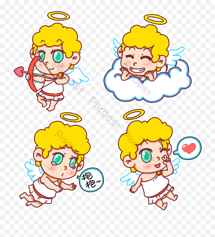 Blond Cute Cloud Angel Png Images Psd Free Download - Pikbest Emoji,Blonde Emojis Black Background