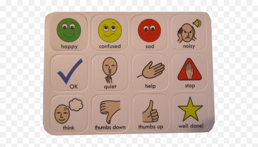 Positive Behaviour Set Of 12 Symbol Tiles - Positive Behaviour Symbol Emoji,Emotion Symbols