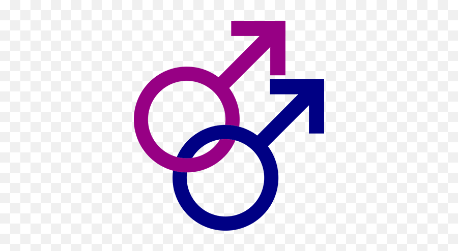 Muursticker Gay Gender Symbolen - Tenstickers Emoji,Middelvinger Emoticon Facebook