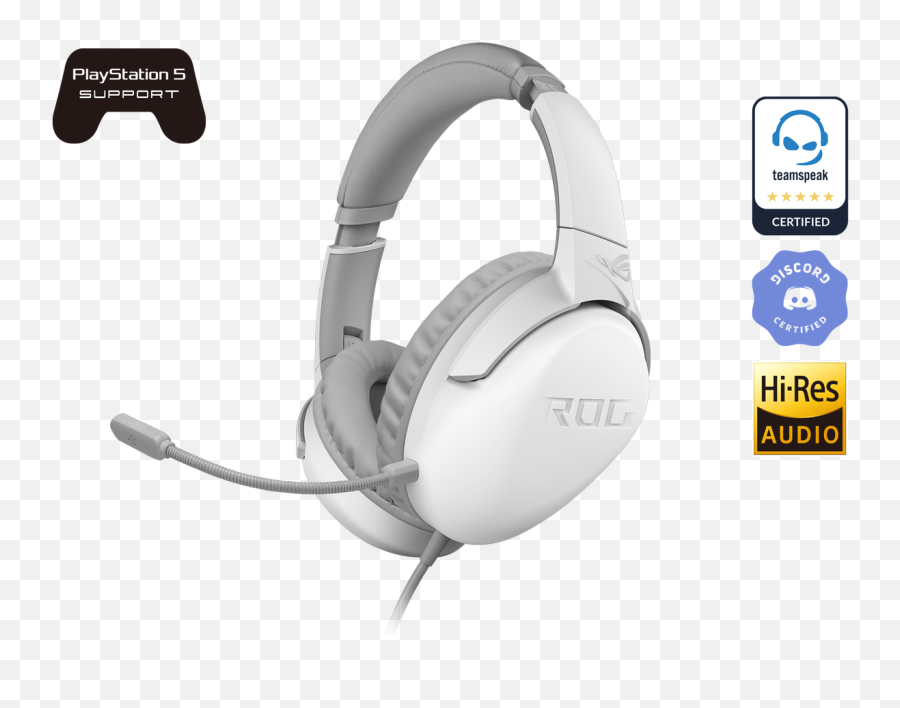 Rog Strix Go Core Moonlight White 35mm Headsets Gaming Emoji,How To Add Emojis To Teamspeak