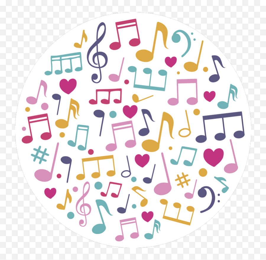 Autocolantes Musicais Notas Musicais Decorativas Emoji,Musica Emotion Simbolos Sinais Musicais