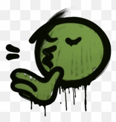 Sealed Graffiti Chef Kiss Battle Green U2014 Csgo Wiki By Emoji,Stiletto Emoji