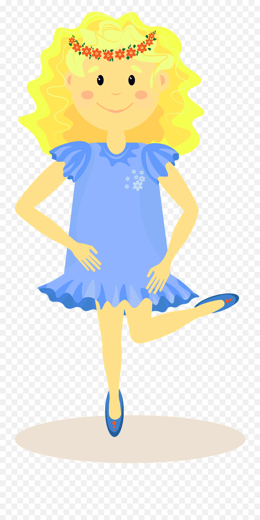Girl Dancing Clipart - Fictional Character Emoji,Dancing Girls Emoticon
