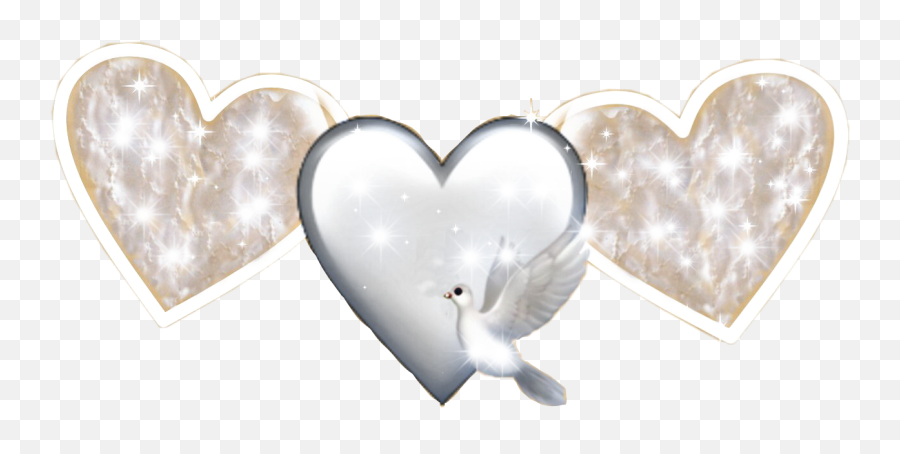 Triple Hearts White Sticker - Day Emoji,Triple Heart Emoji