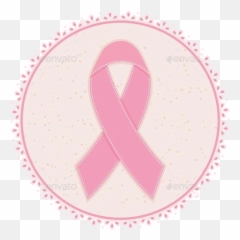 Pink Pinkribbon Breastcancer Ribbon - Breast Cancer Awareness Clipart Emoji,Breast Cancer Ribbon Emoji