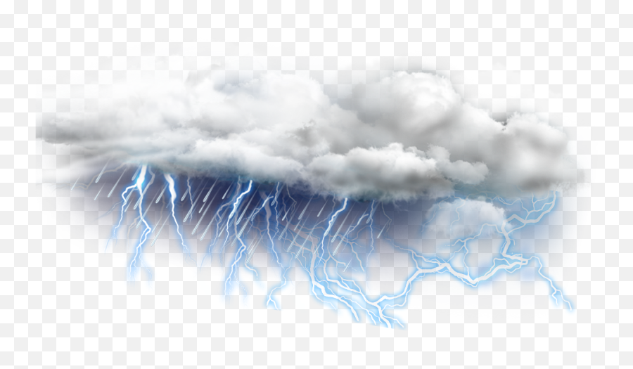 Ftestickers Sky Clouds Sticker By Pennyann - Thunder With Clouds Png Emoji,Cloud With Lightning Emoji