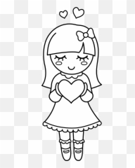 Mop Clipart Coloring Mop Coloring Transparent Free For - Dot Emoji,Girl Emoji Coloring Pages