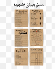 Fun Bridal Shower Games - Horizontal Emoji,Bridal Emoji Pictionary