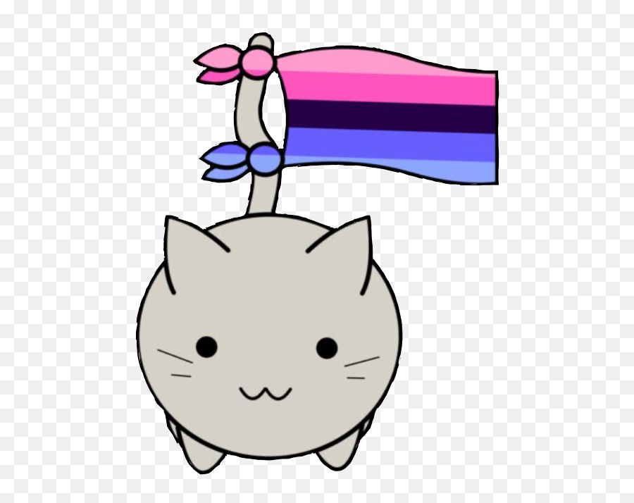 Omnisexual Omni Pan Sticker - Bigender Cat Emoji,How To Make Omnisexual Flag With Emojis