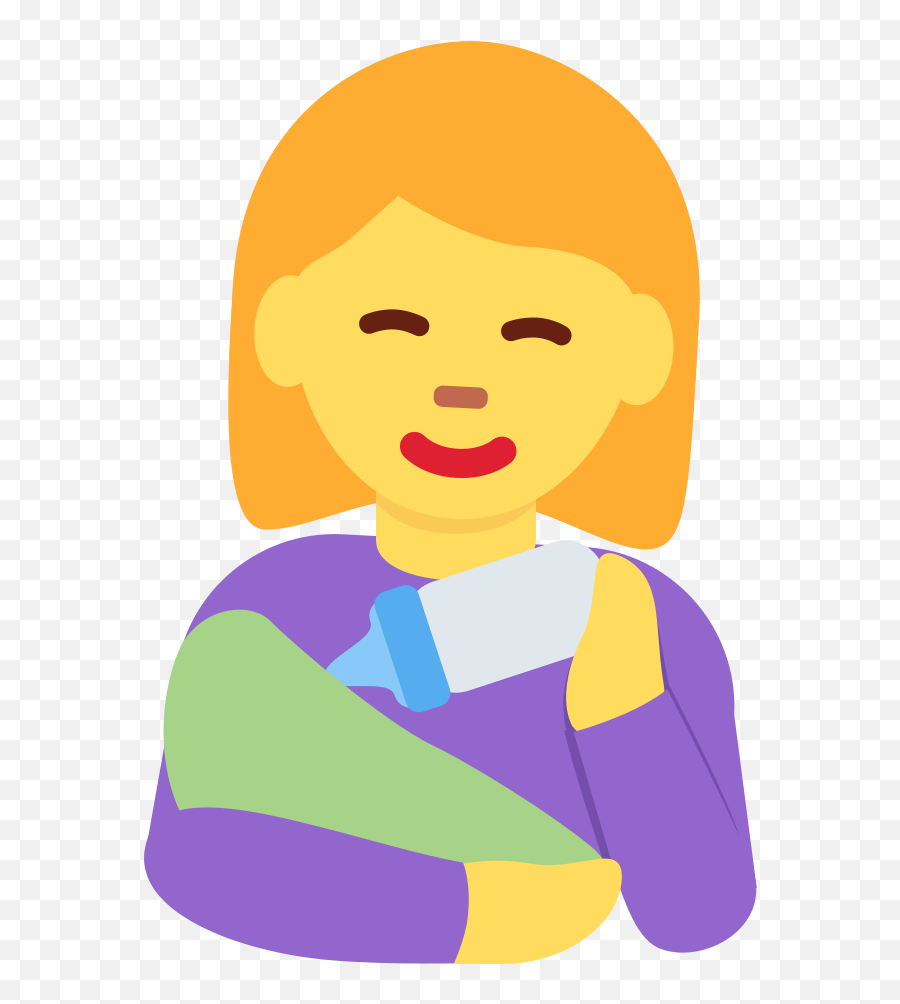 U200d Woman Feeding Baby Emoji - What Emoji Happy,Bottle Emojis