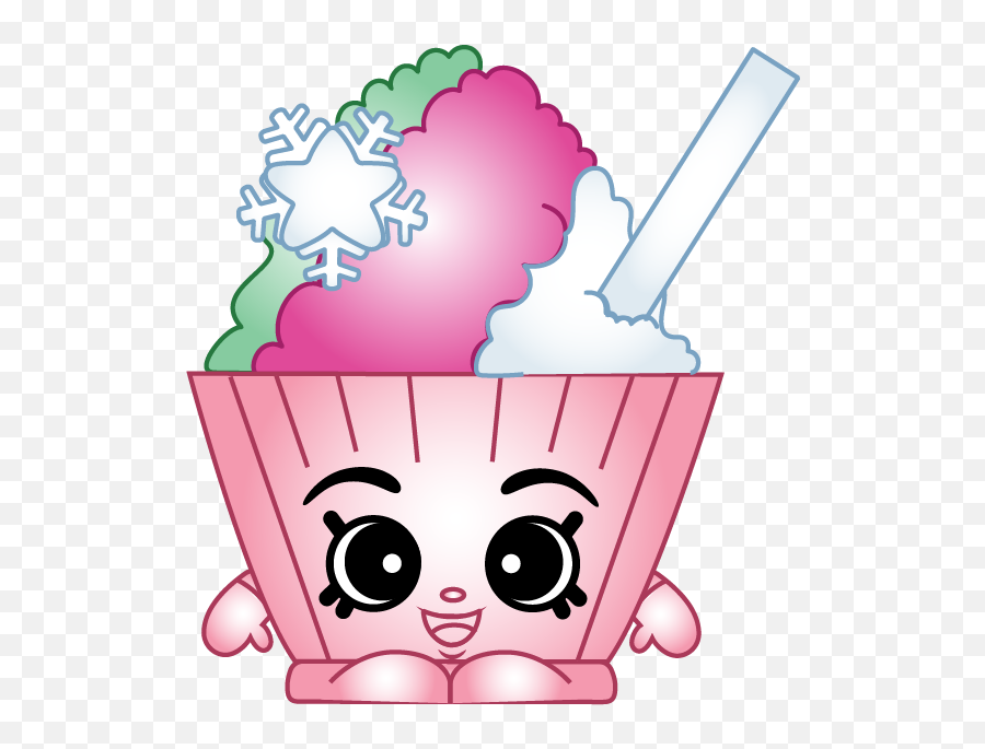 105 Sumo Snow Ice Pink Mint Oop Toys - Happy Emoji,Shopkins Emoji