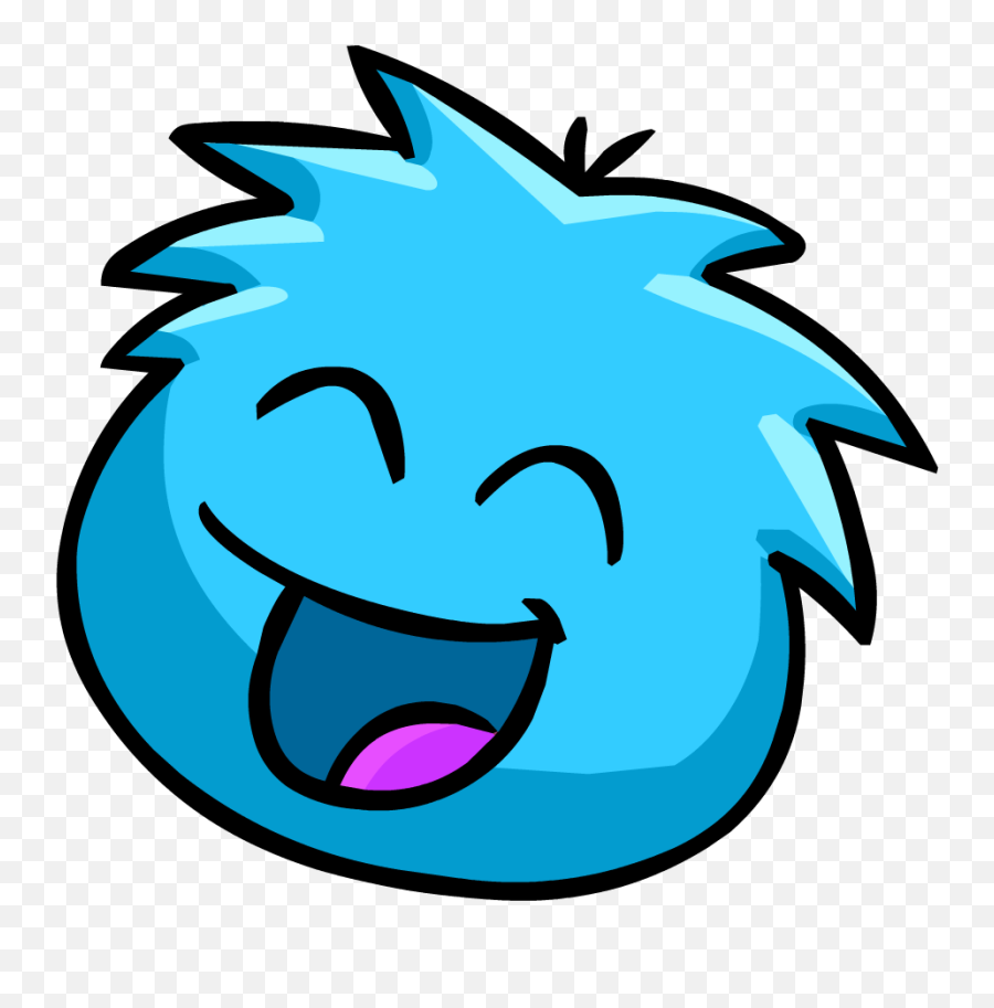 Blue Puffle - Cute Character For Game Emoji,Disney Emojis Party Disney Moose Parties
