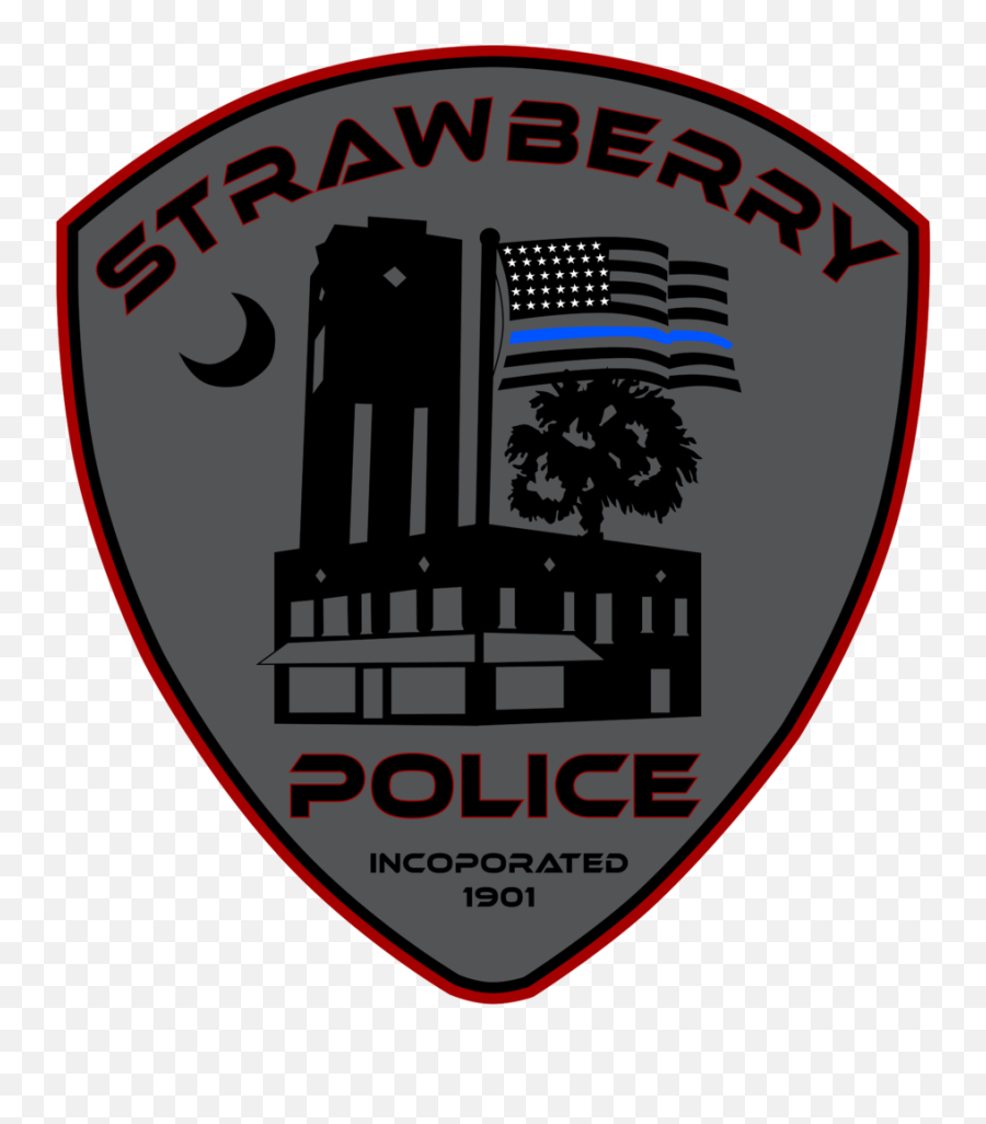Strawberry Police Department Pack 4k - Language Emoji,Police Officer American Flag Emoji