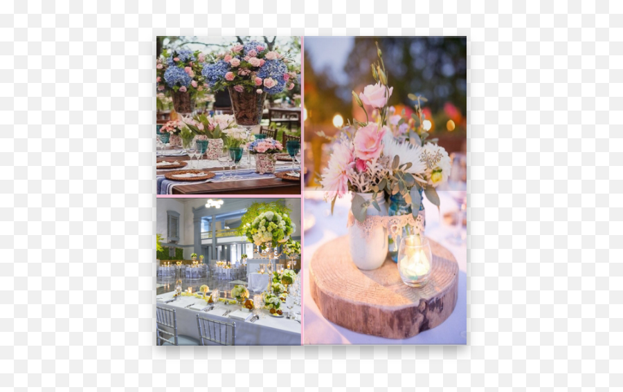 Wedding Decoration Design Venue U2013 Apps Bei Google Play - Centros De Mesa Rosa Y Gris Para Boda Emoji,Steph Curry Wedding Emoji