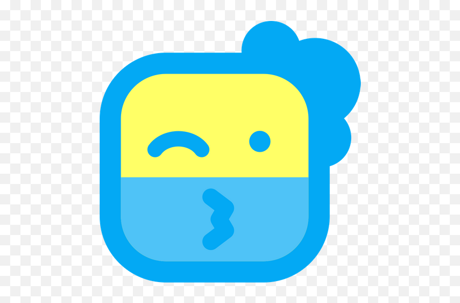 Kiss Emoji Icon Of Flat Style - Dot,Blow A Kiss Emoji