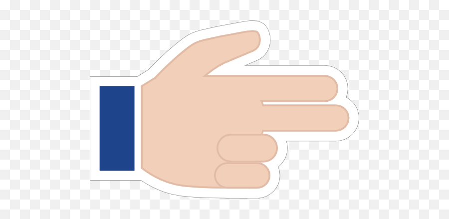 Two Fingers Thumb Up Lh Emoji Sticker - Sign Language,Finger Point Emoji
