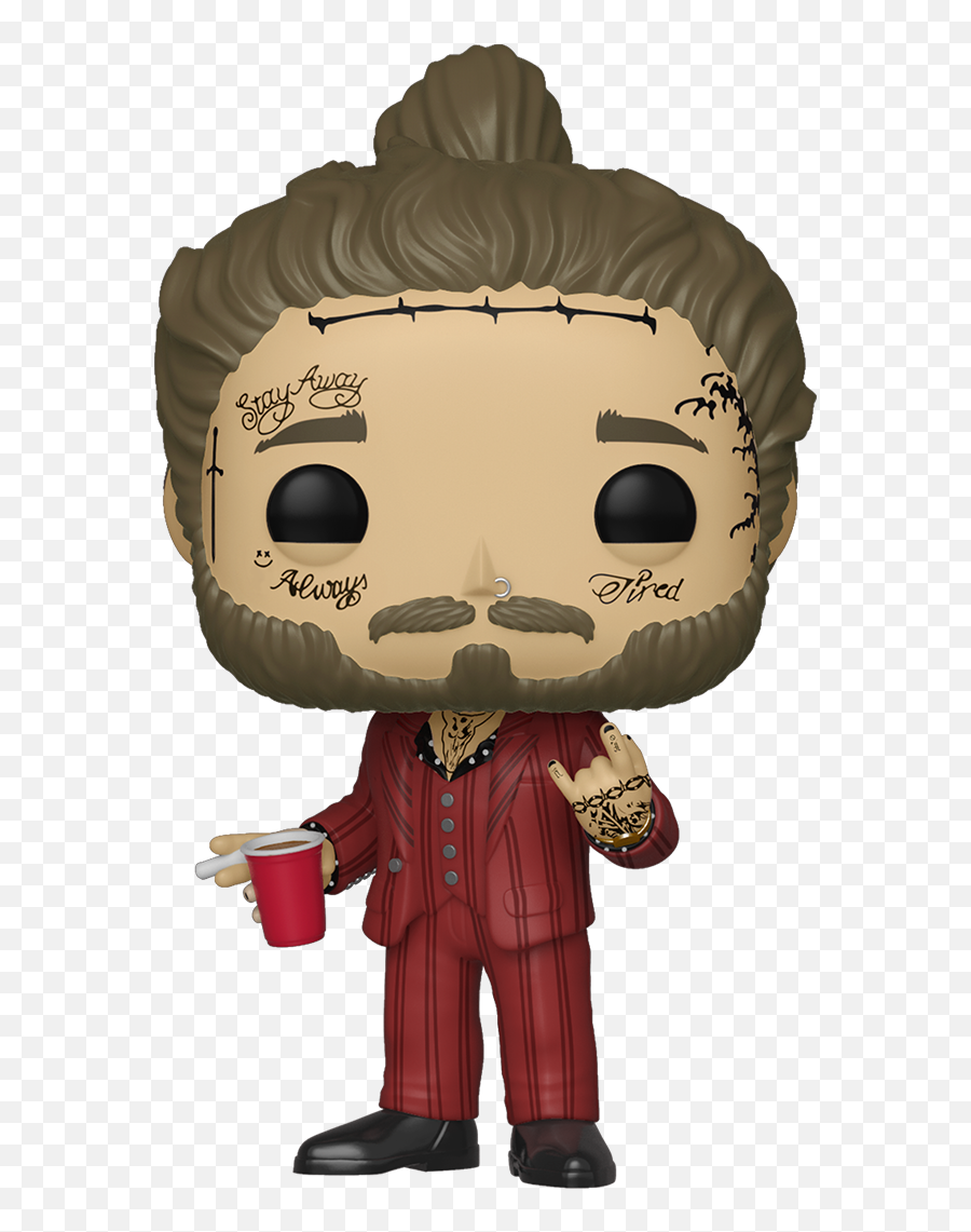 Funko Collectibles - Post Malone Funko Pop Emoji,The Emoticon Shirt - =d Nodrop Unique Anarchy Online