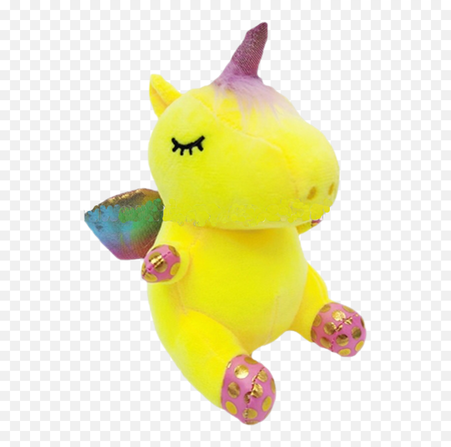 Cotton Stuffed Toy For Kids - Small Toy25 Yellow Evaly Mythical Creature Emoji,Emotions Plush