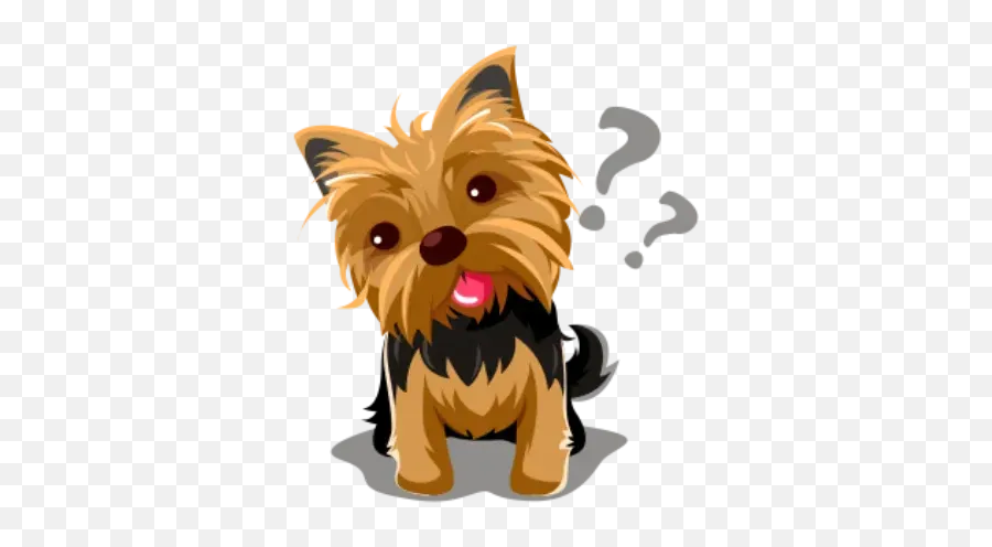 Yorkie Sticker Pack - Chester Pablo Agustin Raza Emoji,Yorkie Emojis