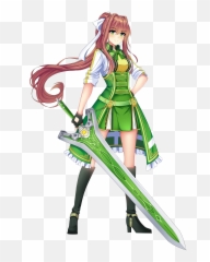 Monika The - Cold Steel 2 Laura Outfit Emoji,Deviantart Yay Emoticon
