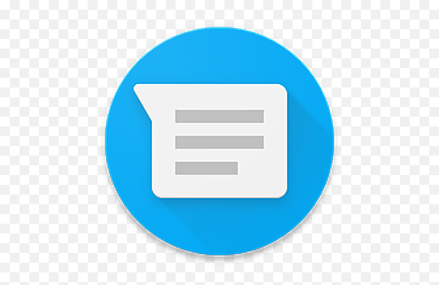 Google Messenger 2 - Sms Round Icon Png Emoji,Messager Emojis Update