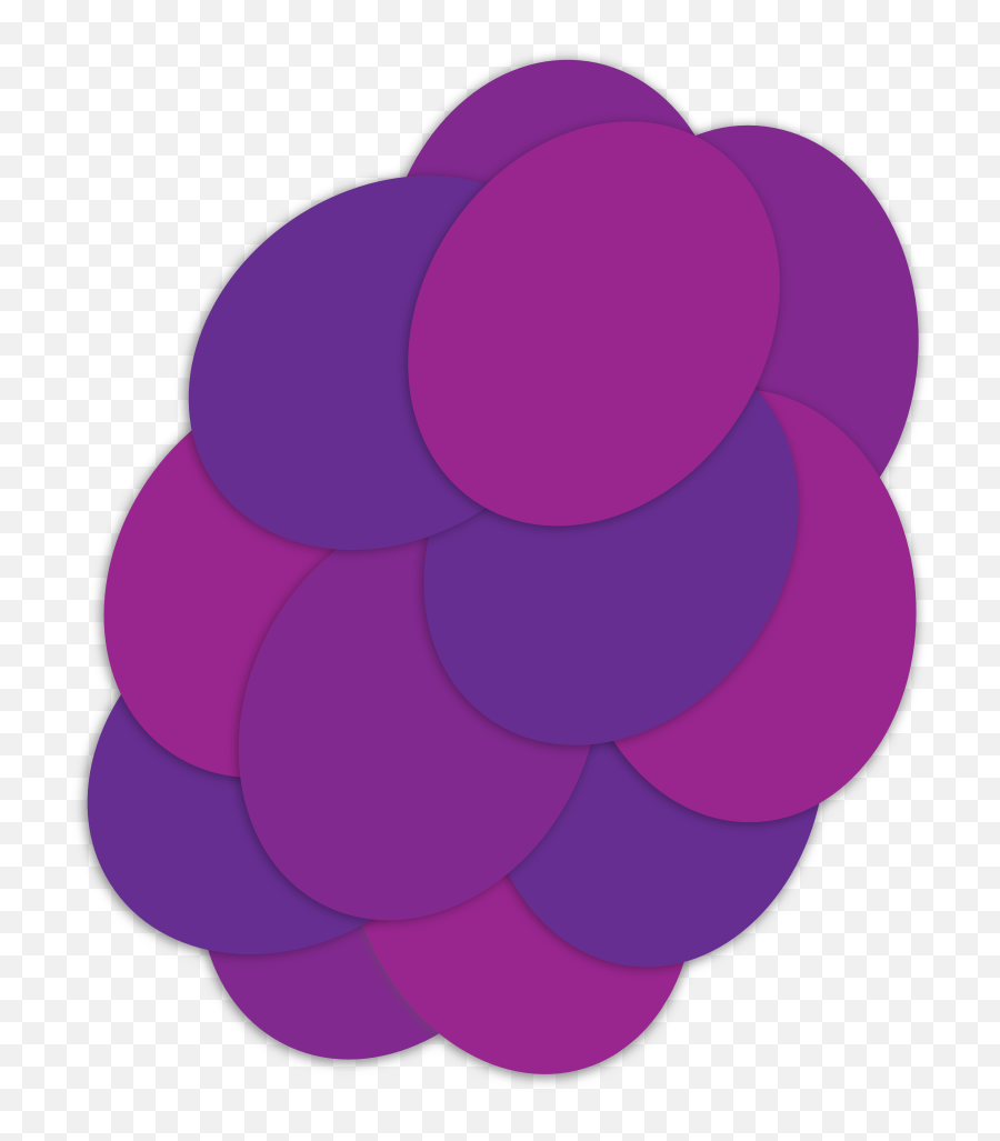 Bright Vines - Dot Emoji,Black Grapes Emoji