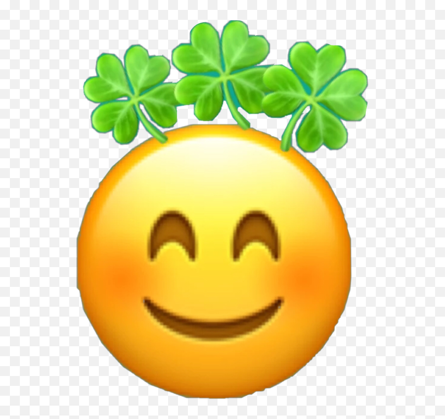 The Most Edited Saintpatricksday Picsart Emoji,Good Luck Clover Emoticon