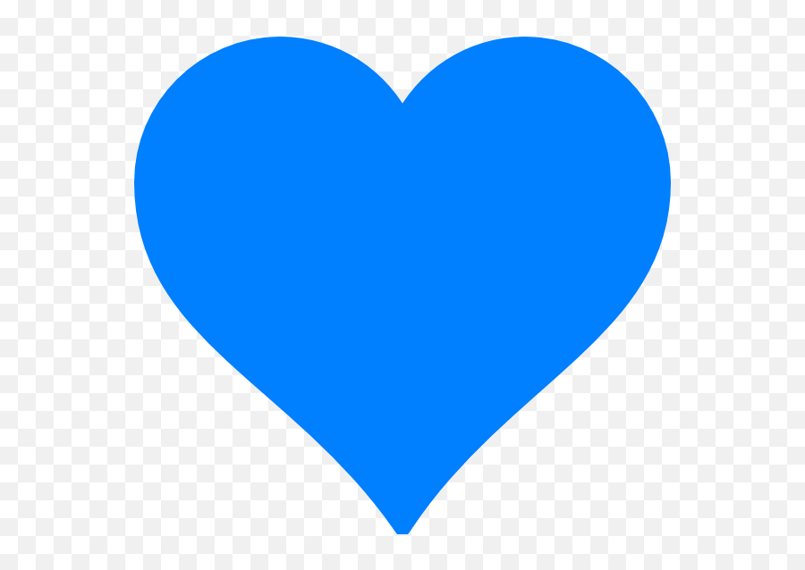 Blue Heart Clipart - Clip Art Library Emoji,Coração Partido Facebook Emoticon