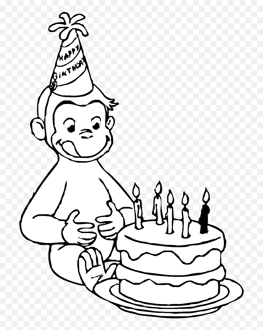 Coloring Pages For Kids Curious George - Clip Art Library Emoji,Emoji For Slipknot