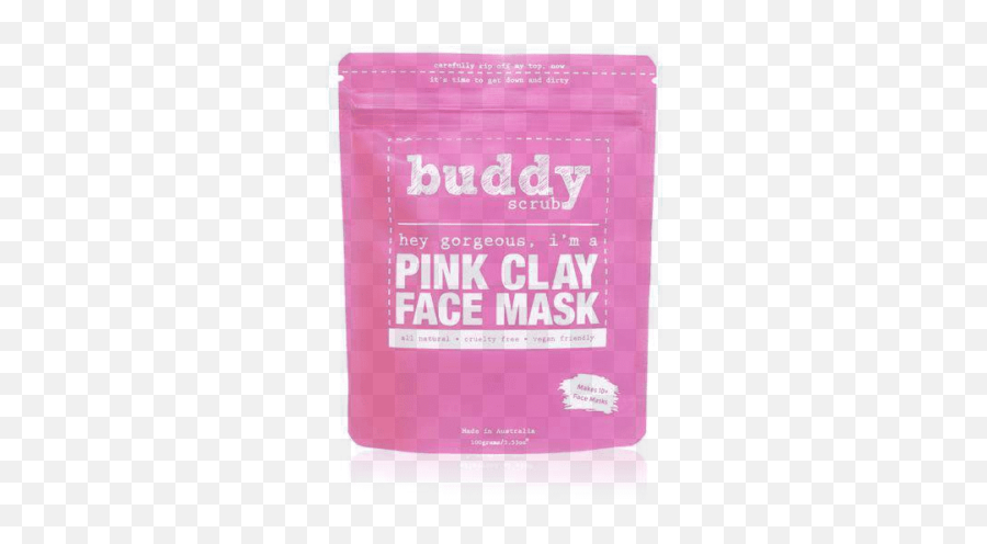 X2 Buddy Scrub Pink Clay Face Mask Makes 10 Masks - For Sale Emoji,Crying Emoticon With Upside Down A