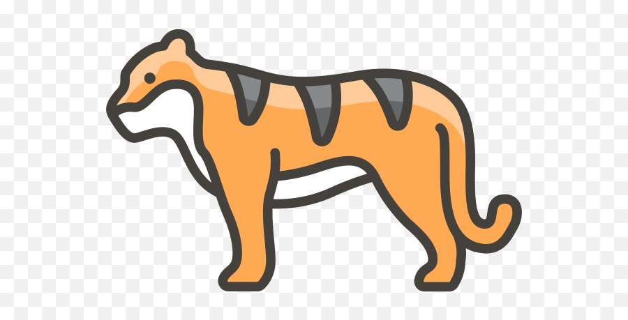 Tiger Emoji Icon Png Transparent Emoji - Freepngdesigncom,Stone Emoji