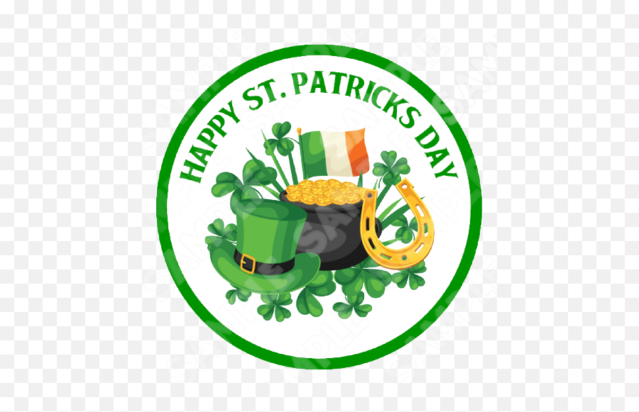 St Patricku0027s Day Edible Cake Toppers Edible Prints Emoji,St Patrick's Day Emojis