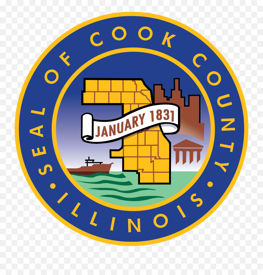 Cook County Illinois Seal Clipart - Cook County Government Logo Emoji,Illinois Emoji