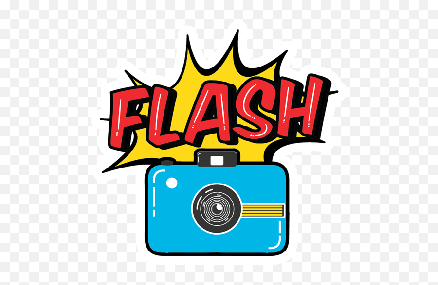 Cartoon Camera Flash - Cartoon Camera With Flash Png Emoji,Camera Flash Emoji