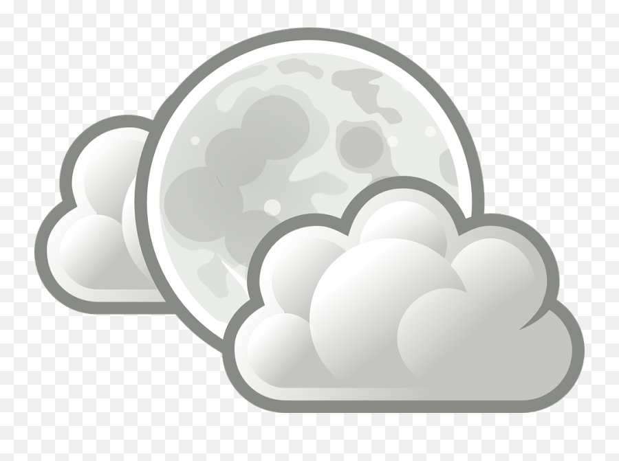 Free Full Moon Transparent Background Download Free Clip - Night Cloud Png Cartoon Emoji,Moon And Calendar Emoji