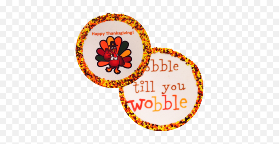 Happy Thanksgiving Cookies - Dot Emoji,Happy Thanksgiving Emoji Text