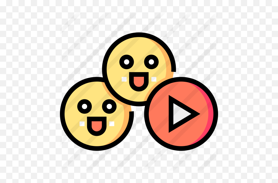 Play Button - Happy Emoji,Play Button Emoticon