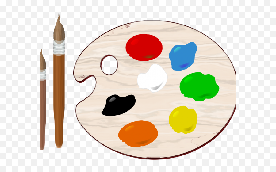 Palette Clipart School - Art Clip Art Transparent Emoji,Palette Emoji