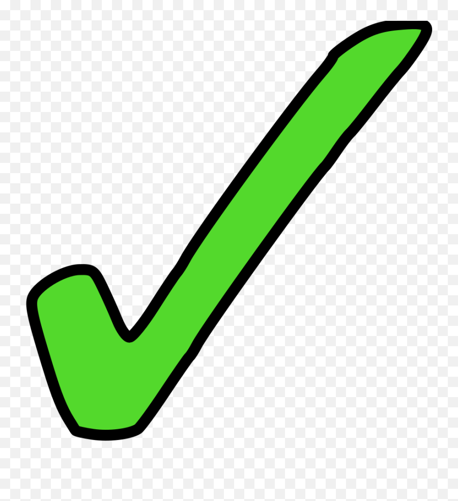 Bright Green Tick Png Svg Clip Art For - Tic Positivo Png Emoji,Green Tick Emoji