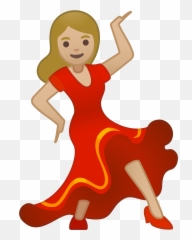 Open - Transparent Dance Emoji Png,Girl Emoji
