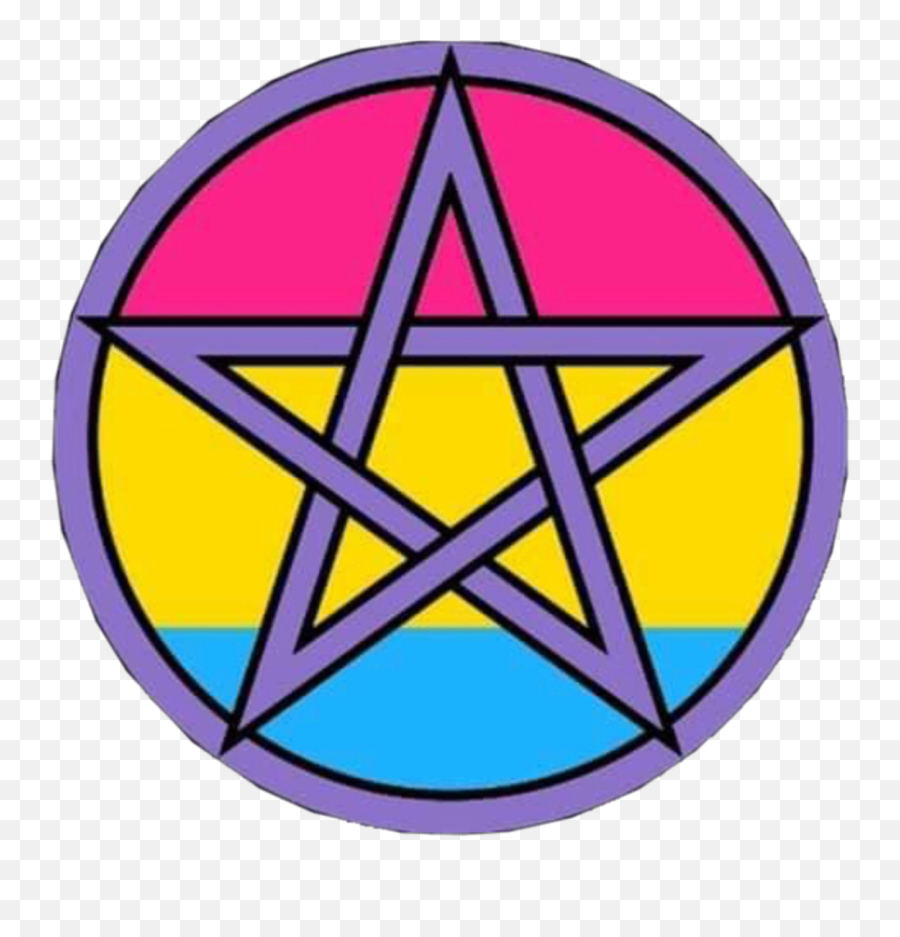 Sticker - Pagan Emoji,Pansexual Symbol Emoji