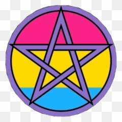Sticker - Pagan Emoji,Pansexual Symbol Emoji