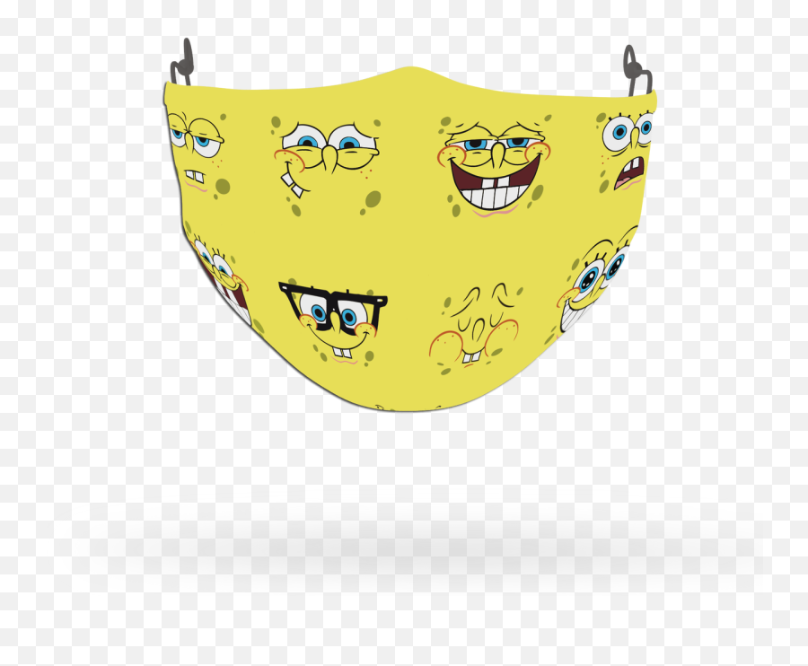 Yellow Spongebob Facials Pattern Face - Happy Emoji,Grease The Movie Emojis