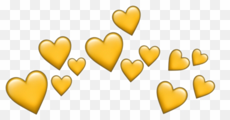 Red Heart Emoji Crown Png - Emoji De Coracao Azul,Emoji Cora??o