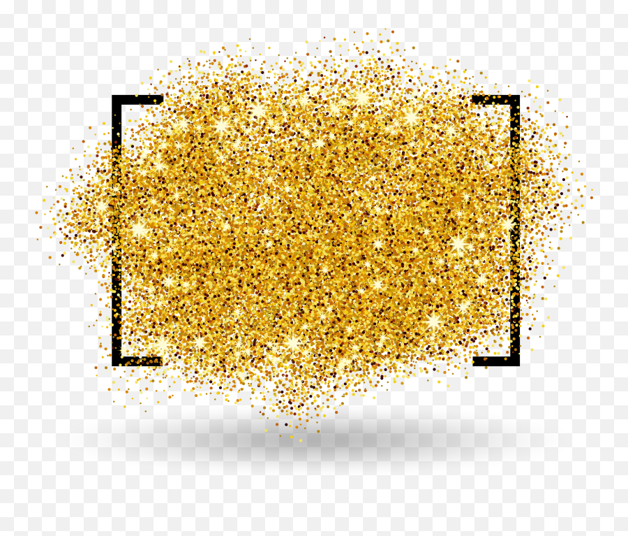 Download Golden Border Gold Free Transparent Image Hd - Golden Glitter Background Png Emoji,Cameraman Emoticon