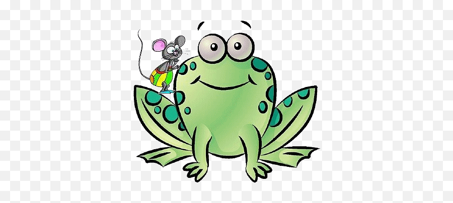 La Rana Y El Raton - Cartoon Drawing Of A Frog Emoji,Como Hacer Un Emoticon De Un Raton