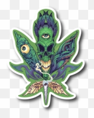 Profil De Mehdi Hemmana - Skull Tattoo Pot Leaf Emoji,Spliff Emojis