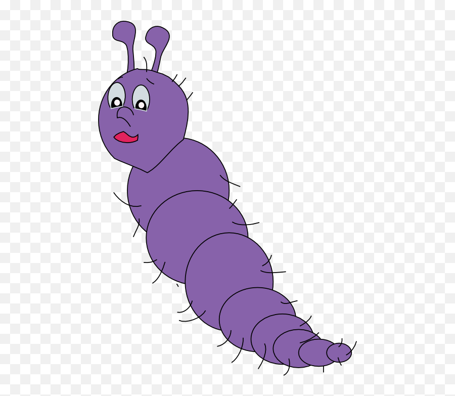 Purple Worm Clipart Emoji,Gusano Emoticon